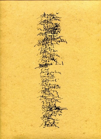 Utsanga.it Asemic writing exhibition